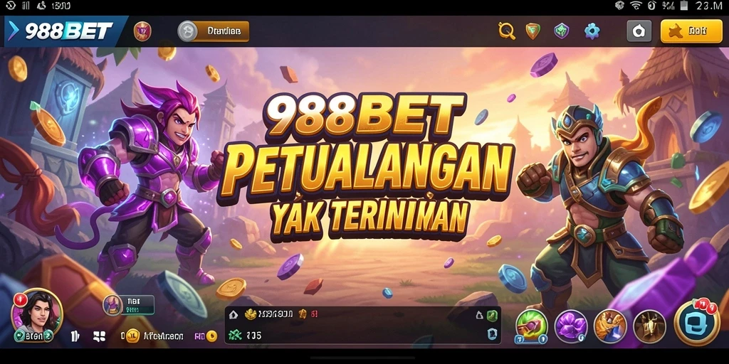 Screenshot 988BET menampilkan gameplay petualangan yang seru dan dinamis.
