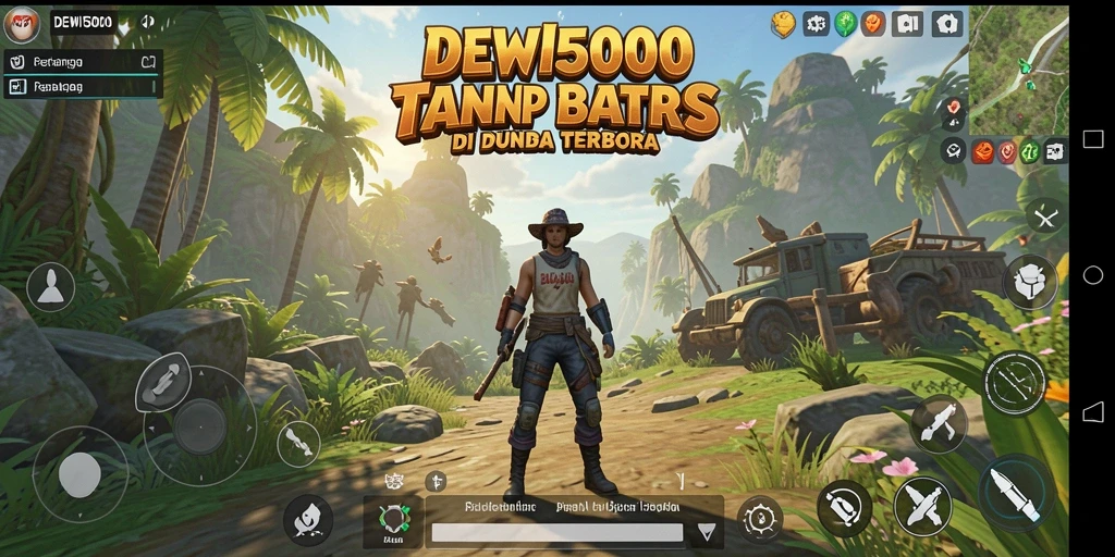 Gameplay dalam DEWI5000 menunjukkan eksplorasi mendalam dan grafis memukau.