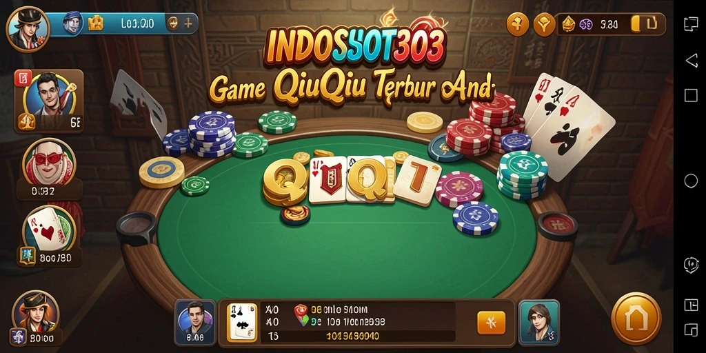 Tampilan gameplay QiuQiu di INDOSLOT303 yang menegangkan dan menarik.