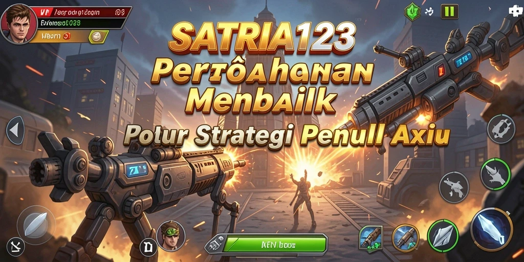 Screenshot SATRIA123 menunjukkan aksi seru dalam permainan Tower Defense.