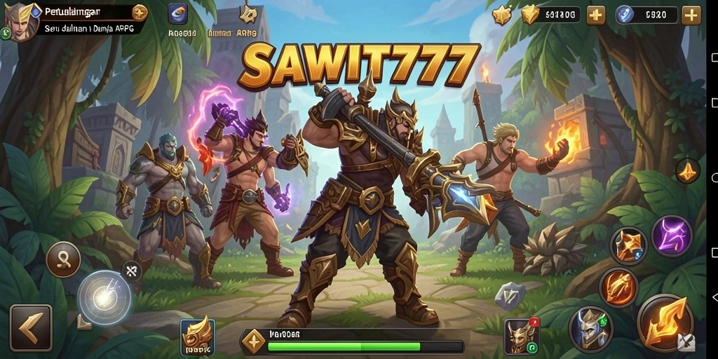 Gameplay seru di dunia fantasi ARPG SAWIT777.