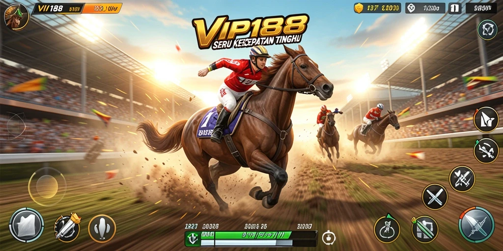 Tampilan memukau gameplay Racing dari VIP188 yang mendebarkan.